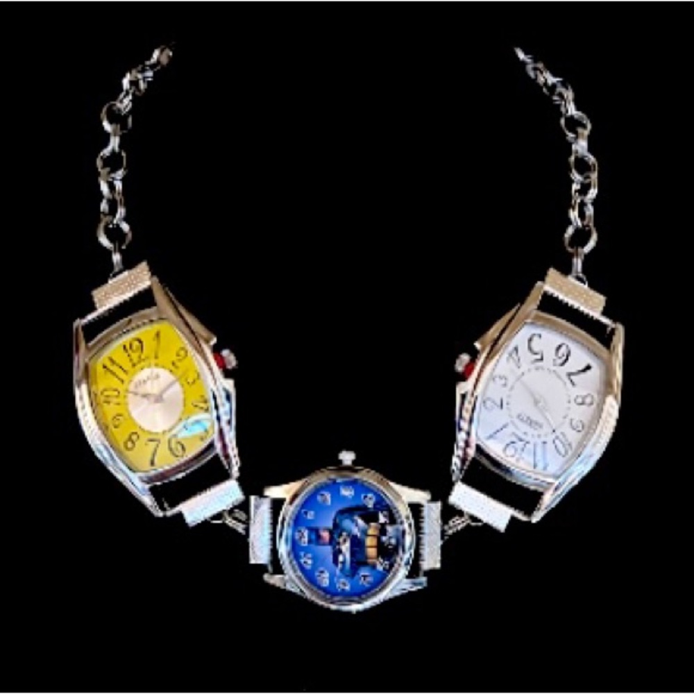 Handmade, watch, choker necklace